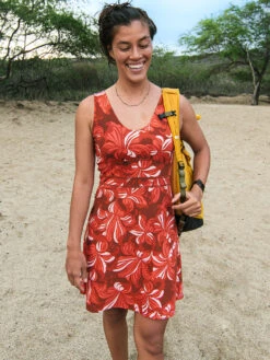 Dream V Neck Dress - Cozumel