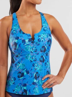 Aria Underwire Tankini Top - Chili Blossom -Swimming Gear Store 600921 04