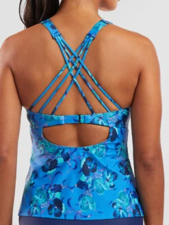 Aria Underwire Tankini Top - Chili Blossom -Swimming Gear Store 600921 05