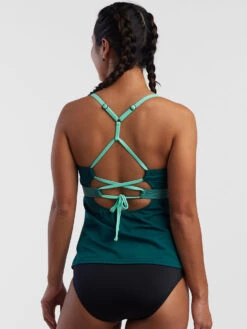 Tidal Rave Underwire Tankini Top - Colorblock -Swimming Gear Store 629281 02