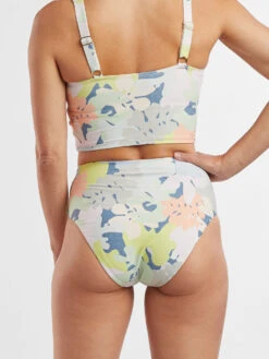Streamline High Waisted Bikini Bottom - Barrier Reef -Swimming Gear Store 633527 03