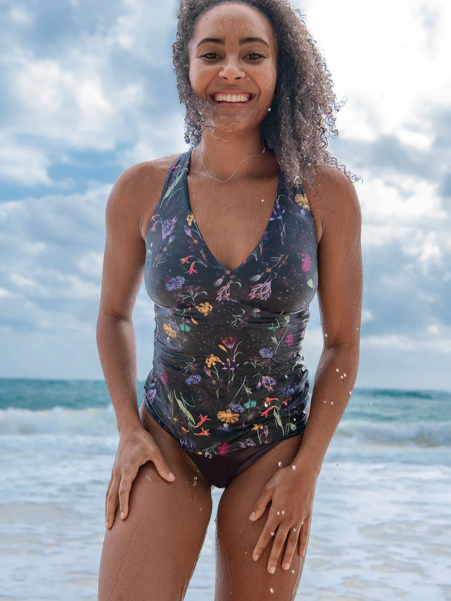 Better Tankini Top - Midnight Garden 3 Better Tankini Top - Midnight Garden