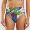 Streamline High Waisted Bikini Bottom - Bora Bora