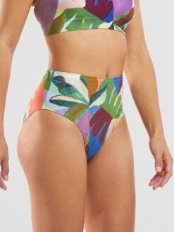Streamline High Waisted Bikini Bottom - Bora Bora 7 Streamline High Waisted Bikini Bottom - Bora Bora -Swimming Gear Store 633568 03