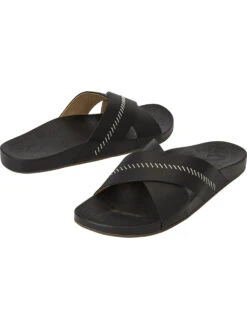 OluKai Easy Street Leather Sandals